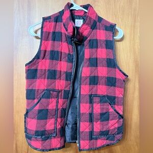 Wanna B Buffalo Plaid Vest